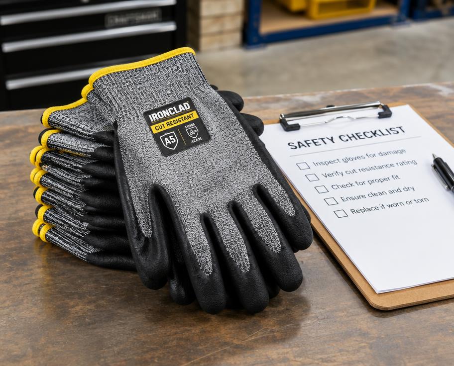 Cut-proof gloves · 12 pairs